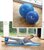 SISSEL Pilates Ball 22cm inkl.Übungsanleitung,blau