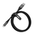 OtterBox Cable premium de carga rápid USB A a USB C 2metro Negro