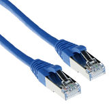 ACT Cable de conexión CAT6A RJ45 SFTP Snagless azul 0,50 m