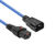 ACT Cable de conexión 230V C13 bloqueable - C14 Azul 0,50 m