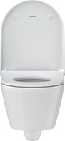 DURAVIT 45780900A1 Wand-WC-Set D-NEO Tiefspüler rimless mit WC-Sitz weiß