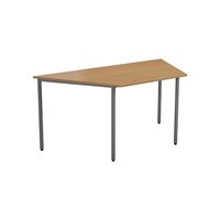 Jemini Trapezoidal Table 1600 x 800mm Beech OMPT1680TRAPBE2