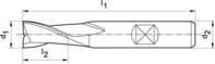 Artikeldetailsicht FORMAT FORMAT Langlochfräser DIN 327-D K HSSE 14,00mm