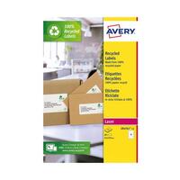 Avery Recycled Filing Label Lever Arch File 192x61mm 4 Per A4 Sh(Pack 60 Labels)