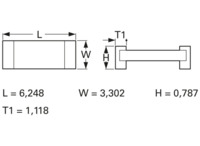 Widerstand, Metalllegierung, SMD 2512 (6330), 10 mΩ, 3 W, ±1 %, LR2512 3W 0R01