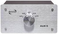 Dynavox AUX-S RCA audio switch Fém ház Ezüst