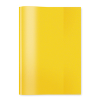 Heftumschlag, PP-Folie, A4, gelb