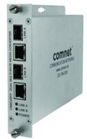 Dual Media Converter, 100Mbps, 2 SFP Ports + 2 RJ-45 Copper Ports (SFP's Sold Seperatley) Netwerkmediaconverters