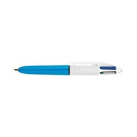 Penna a Sfera a Scatto 4 Colours Bic - 1 mm - 895958 (Blu Nero Rosso e Verde)