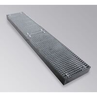 Zinc plated low profile steel sump trays