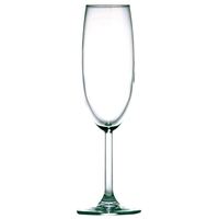 Utopia Teardrops Champagne Flutes in Clear Made of Glass 6oz / 180ml
