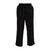 Whites Chefs Clothing Unisex Teflon Trousers in Black Polycotton - Easy Fit - XL