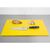 Hygiplas Anti Microbial High Density Yellow Chopping Board - 45x30cm