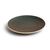 Olympia Canvas Concave Plate Green Verdigris Stoneware 270mm - Pack of 6