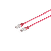 Netzwerkkabel-Patchkabel, cat. 5e, SF/UTP, magenta, 50,0m