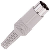 Hirschmann 930 014-517 MAS 30 3-Pin Male DIN Plug, Straight, Cable Mount