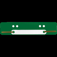 SoldanPlus Heftstreifen PP-Folie, Deckleiste Kunststoff, 25 Stück pro Farbe, grün