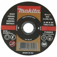 MAKITA P-53023 - Disco abrasivo extrafino para corte de metal 125x2223x1 mm