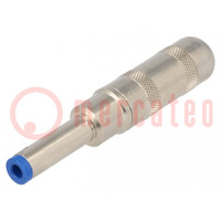 Plug; DC supply; female; for cable; soldering; 11A; 5.5mm