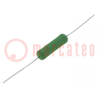 Resistor: wire-wound; THT; 390Ω; 8W; ±5%; Ø8.5x30mm; 300ppm/°C