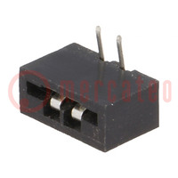 Connector: FFC/FPC; angled 90°; PIN: 2; Non-ZIF; THT; tinned; 20mΩ