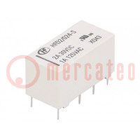 Relay: electromagnetic; DPDT; Ucoil: 24VDC; 3A; 1A/125VAC; 3A/30VDC