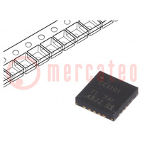 IC: transceiver RF; 600kbps; 1,8÷3,6VDC; SPI; SMD; QFN20