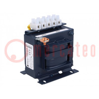 Transformer: mains; 63VA; 400VAC; 230V; Leads: terminal block; IP00