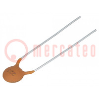 Condensatore: in ceramica; 22nF; 100V; Y5V; -20÷80%; THT; 5mm