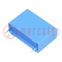 Capacitor: polyester; 2.2uF; 200VAC; 400VDC; 27.5mm; ±5%; -55÷125°C