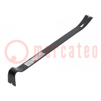 Clamp; L: 600mm; W: 35mm; Application: for nails; manganese steel