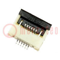 Connecteur; PIN: 6; ZIF FFC; 0,5mm; Version: broches de bas