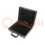 Suitcase: tool case; 280x330x80mm; plastic