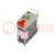 Relay: electromagnetic; DPDT; Ucoil: 230VAC; Icontacts max: 5A