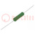 Resistor: wire-wound; THT; 910mΩ; 8W; ±5%; Ø8.5x30mm; 400ppm/°C