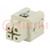 Connector: HDC; contact insert; female; CKS; PIN: 4; 3+PE; 10A; 400V