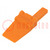 Accessori: clip di bloccaggio; DTM; maschio; PIN: 2; arancione
