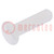 Screw; M3x12; 0.5; Head: countersunk; slotted; 1mm; polyamide