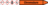 Rohrmarkierer mit Gefahrenpiktogramm - Chromsäure, Orange, 3.7 x 35.5 cm, Rot