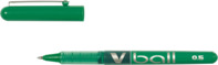 Tintenroller V-Ball 05, mit Kappe, druckresistent, langlebig, 0.5mm (F), Grün