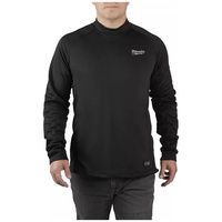 Milwaukee beheizbares Thermo Langarmfunktionsshirt USB L4 HBLB incl. Akku, Gr. S schwarz