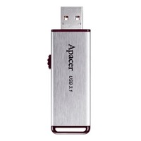 Apacer USB flash disk, USB 3.0, 16GB, AH35A, srebrny, AP16GAH35AS-1, USB A, z wysuwanym złączem