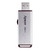 Apacer USB flash disk, USB 3.0, 16GB, AH35A, srebrny, AP16GAH35AS-1, USB A, z wysuwanym złączem