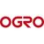 LOGO zu OGRO Knopfdrückerlochteil PREMIUM 8350 V/6621 - mit Rosette, Edelstahl matt