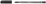 Kugelschreiber Tops 505, Kappenmodell, M, schwarz, Schaftfarbe: transparent