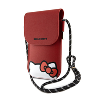 CG MOBILE HELLO KITTY HKOWBPSCKER SAC EN CUIR ROUGE HIDING KITTY CORD SOURCING