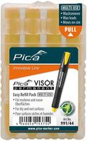 Pica Permanent marker vulling geel