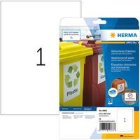 HERMA Inkjet-Etik. A4 weiß 210x297 mm wetterfest 10 St.