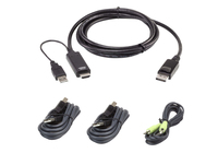 ATEN Kit de câbles KVM USB universels et sécurisés de 1.8 M