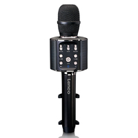 Lenco BMC-090 Noir Microphone de karaoké